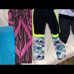 3 VS leggings and 1 Lululemon